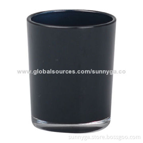 New Arrival Glass Candle Holder with Spraying